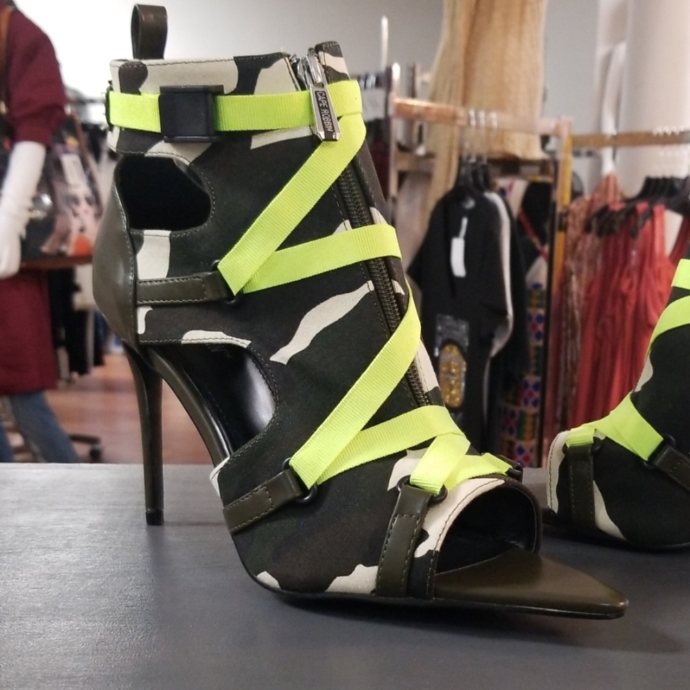 High Heel Camouflage Shoes